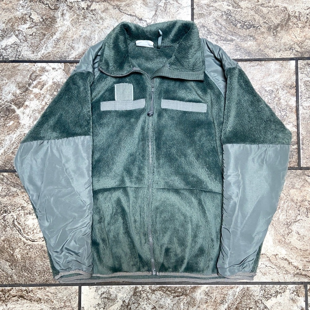 US Military Polartec Gen III Level 3 Fleece Jacket Large Regular Foliage Green